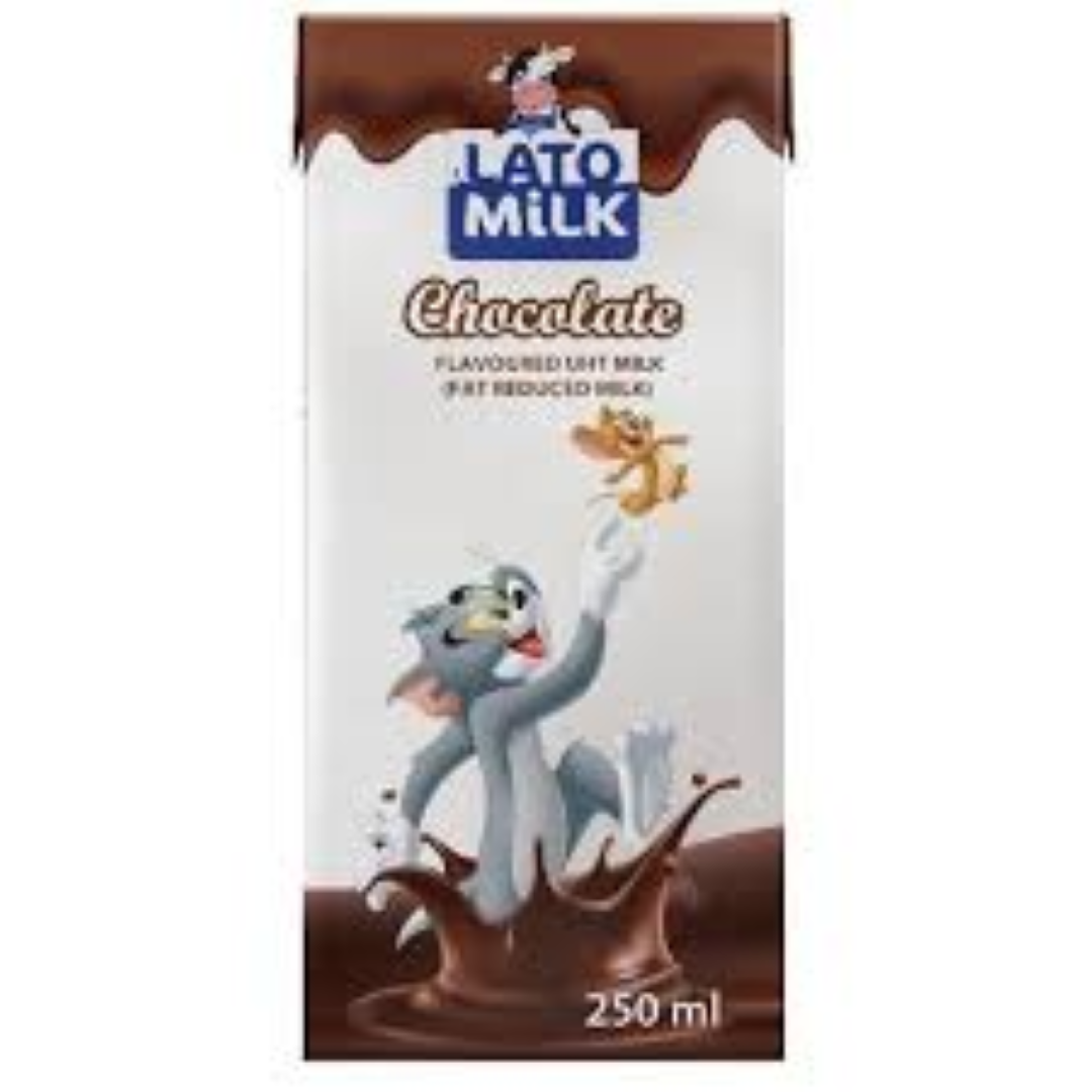 LATO CHOCOLATE FLAVOURED UHT MILK 250ML